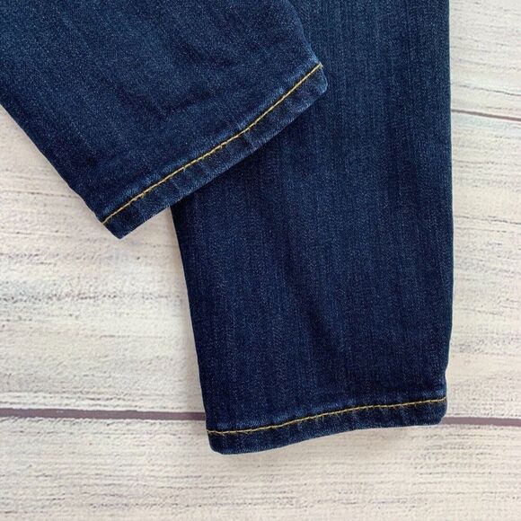 Gap Denim Jeans sz 29 Reg Jegging Dark Wash Inseam 25.5" Women's Crop - Picture 7 of 11
